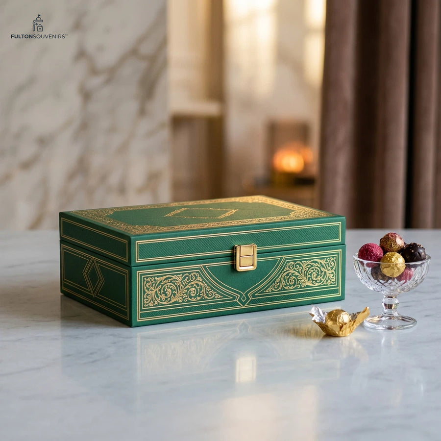 FultonSouvenirs Emerald Heritage Keepsake Gift Chest